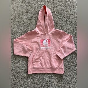 Carhartt Kids Pink Hoodie.